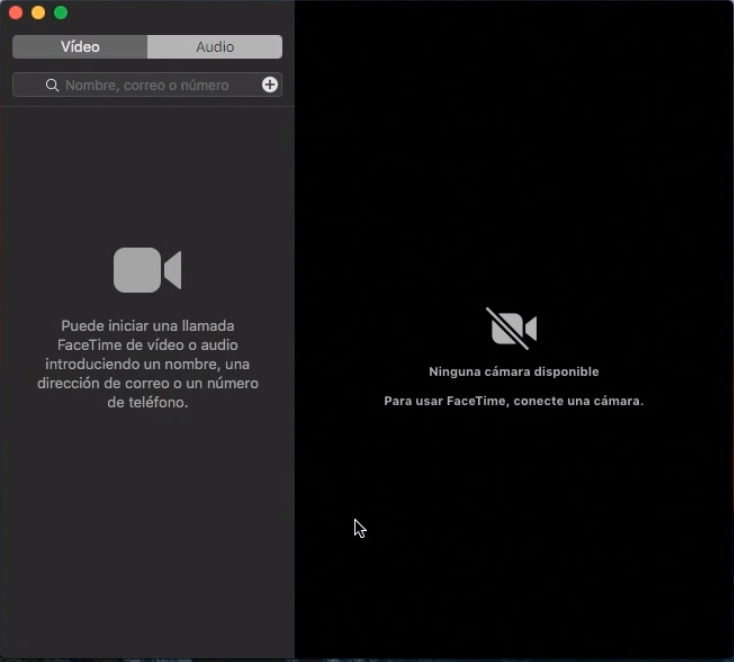 Скриншот (снимок экрана) FaceTime