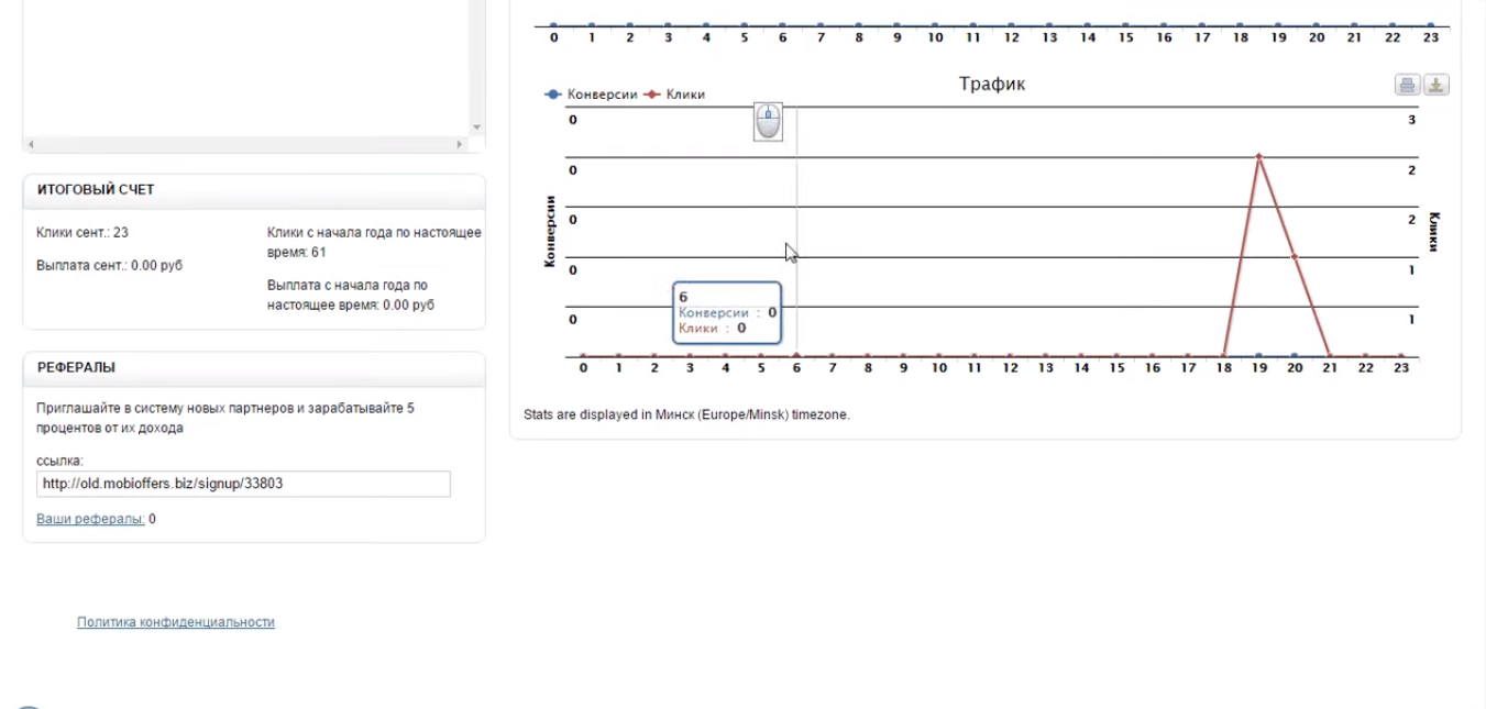 Скриншот (снимок экрана) MobiOffers