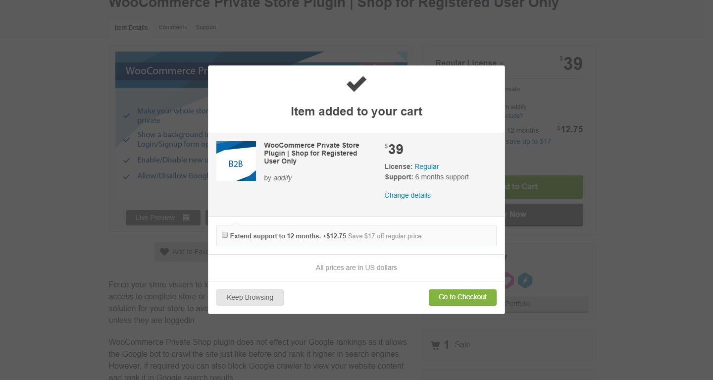 Скриншот (снимок экрана) CodeCanyon