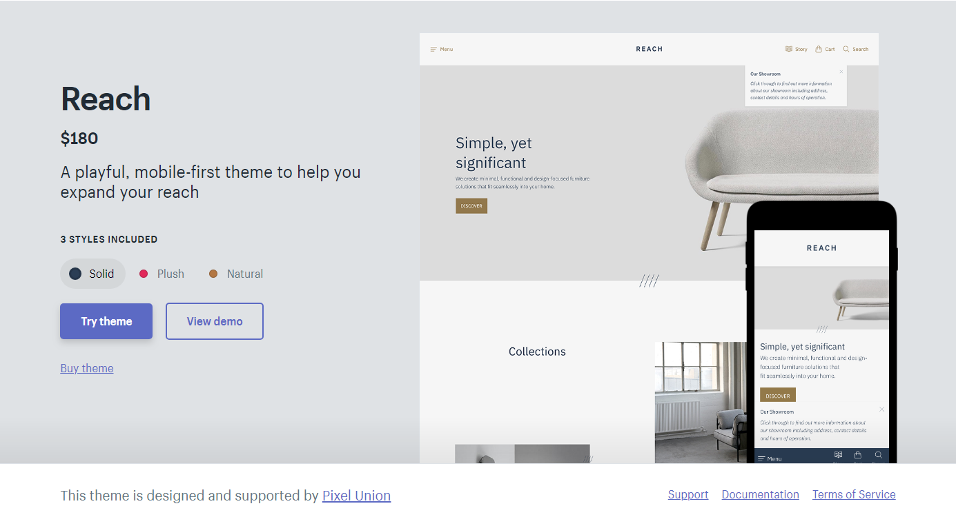 Скриншот (снимок экрана) Shopify Themes
