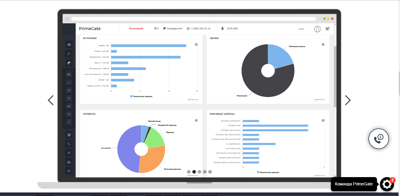 Скриншот (снимок экрана) PrimeGate