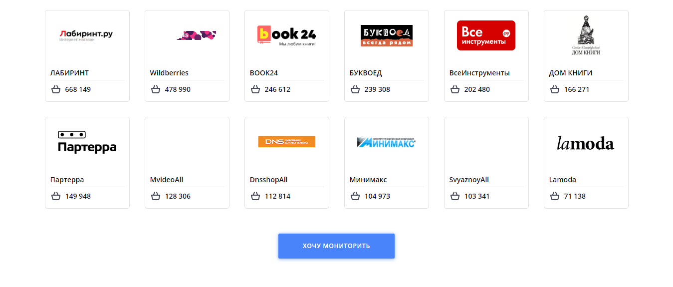 Скриншот (снимок экрана) Xmldatafeed