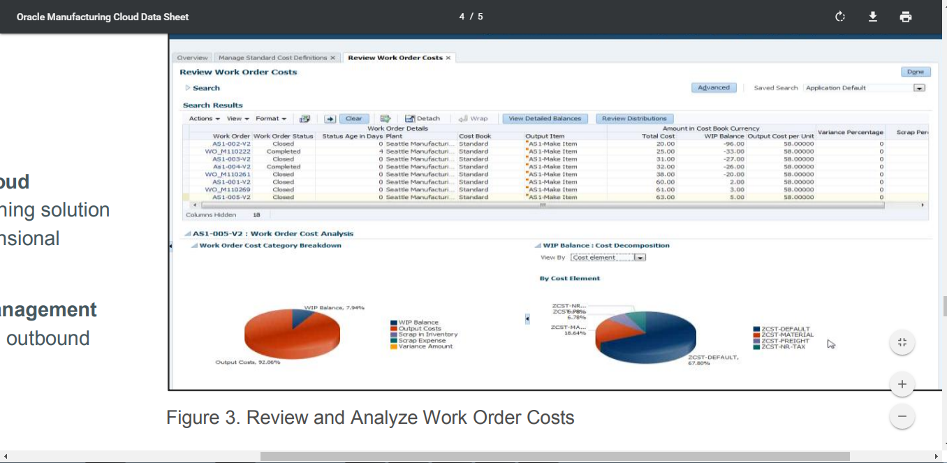 Скриншот (снимок экрана) Oracle ERP