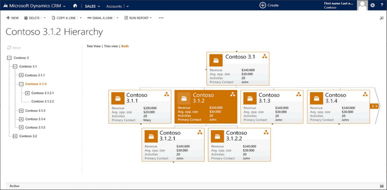 Скриншот (снимок экрана) Microsoft ERP