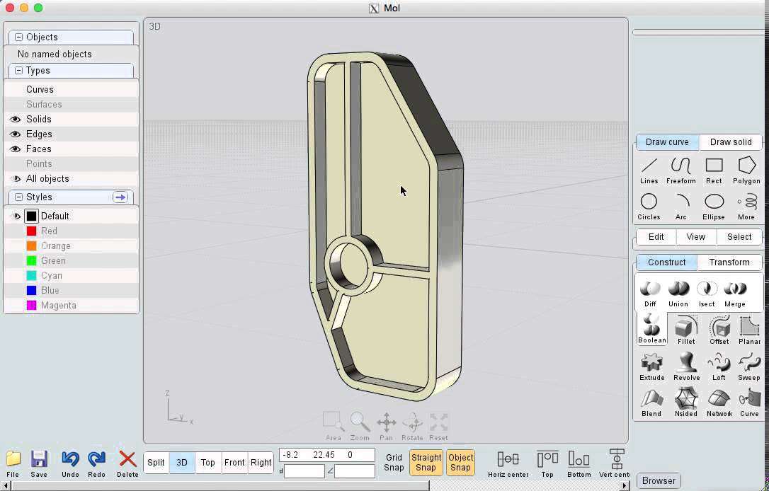 Скриншот (снимок экрана) MoI3D