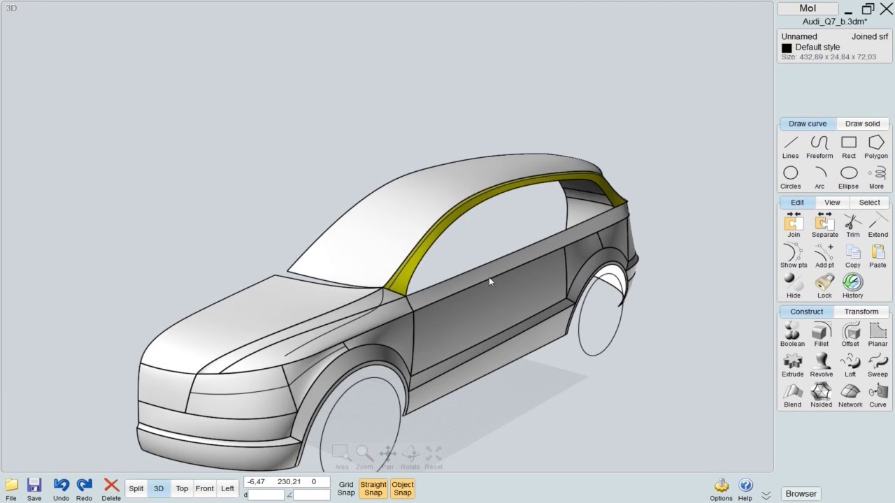 Скриншот (снимок экрана) MoI3D
