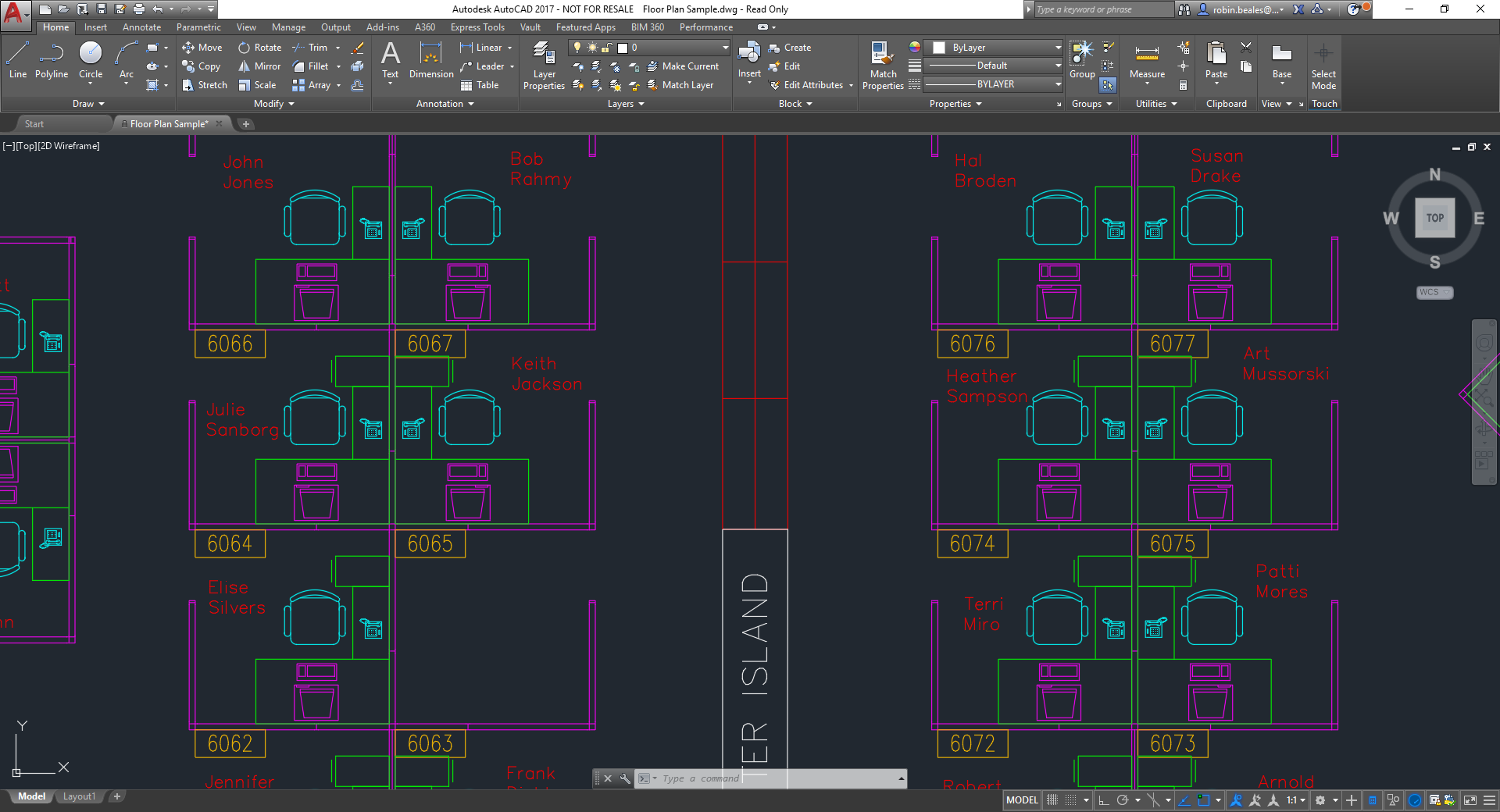 Скриншот (снимок экрана) AutoCAD