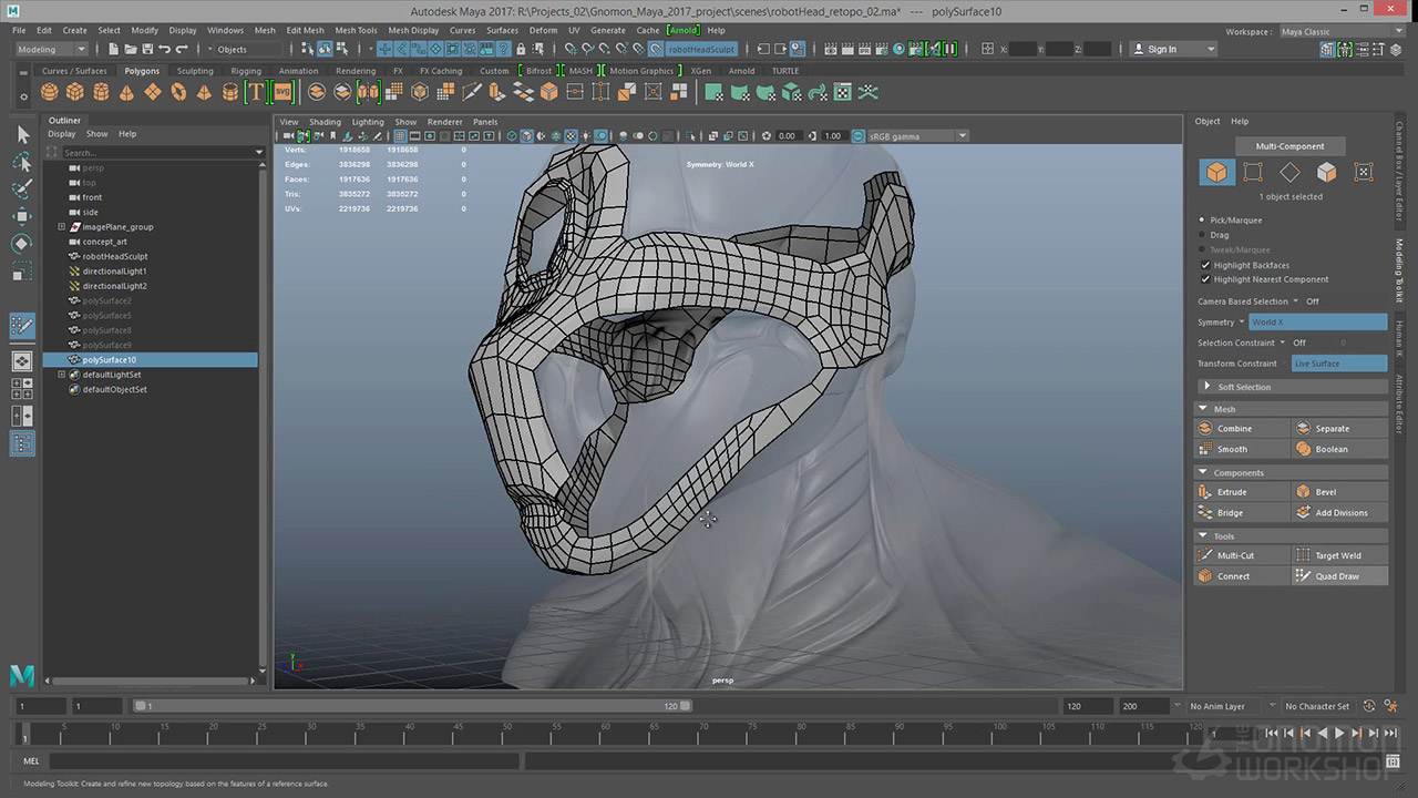 Скриншот (снимок экрана) Maya
