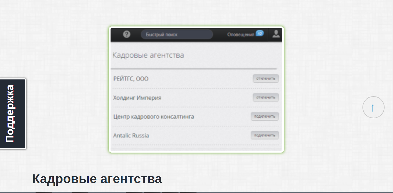 Скриншот (снимок экрана) Staffim