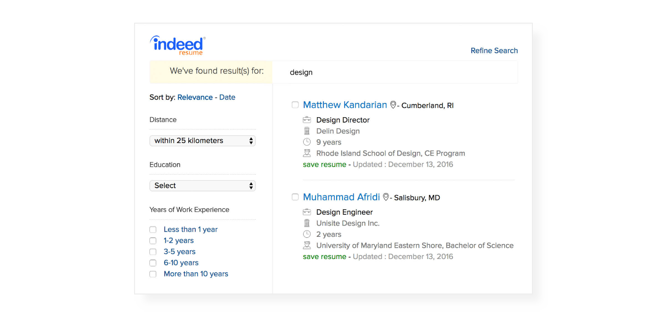 Скриншот (снимок экрана) Zoho Recruit