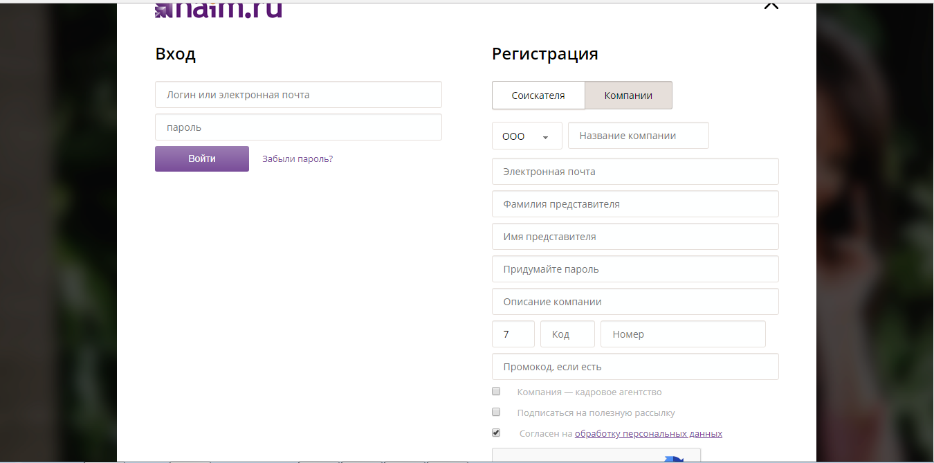 Скриншот (снимок экрана) Naim.ru