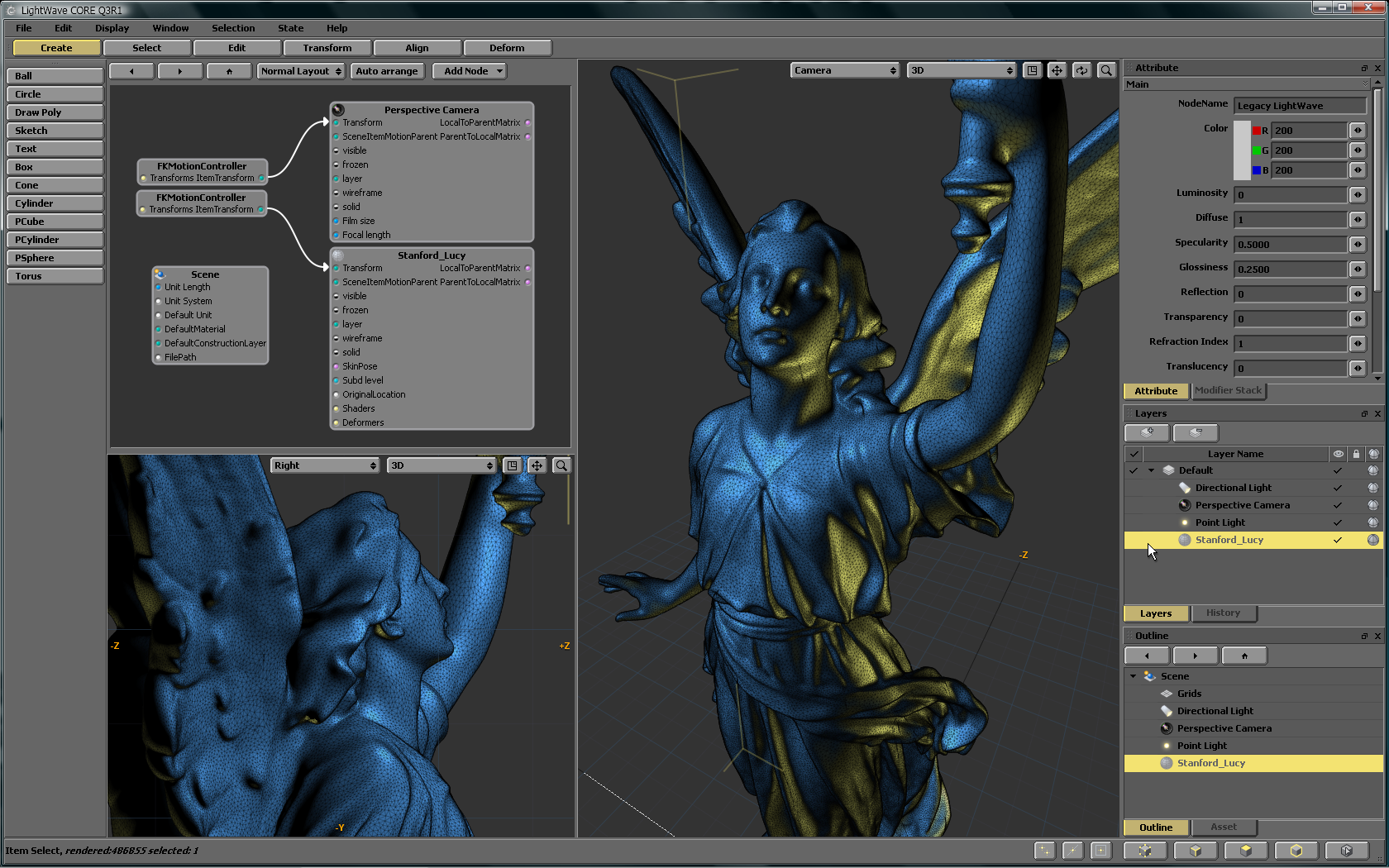 Скриншот (снимок экрана) LightWave