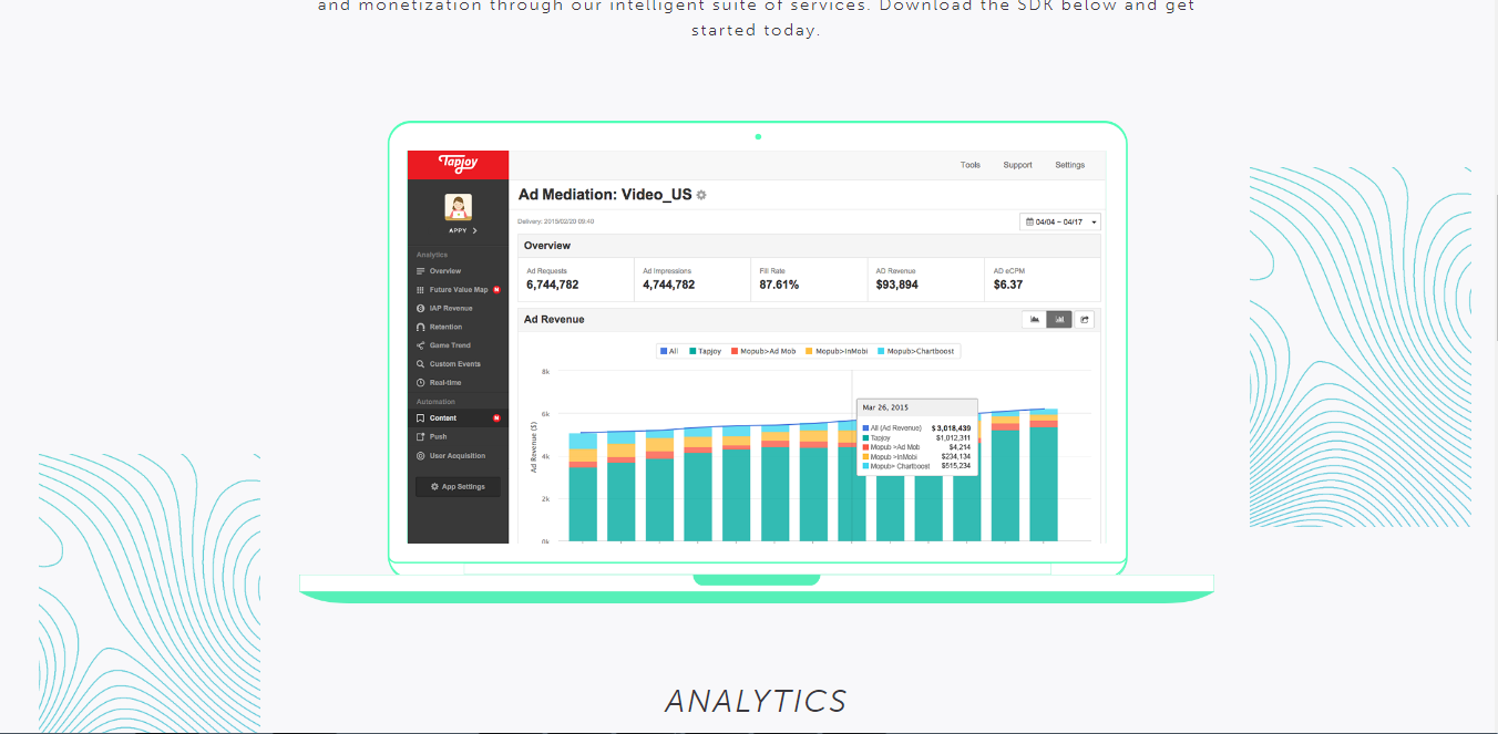 Скриншот (снимок экрана) Tapjoy