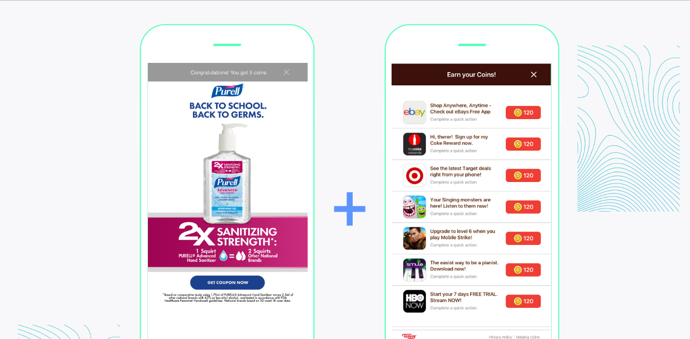 Скриншот (снимок экрана) Tapjoy