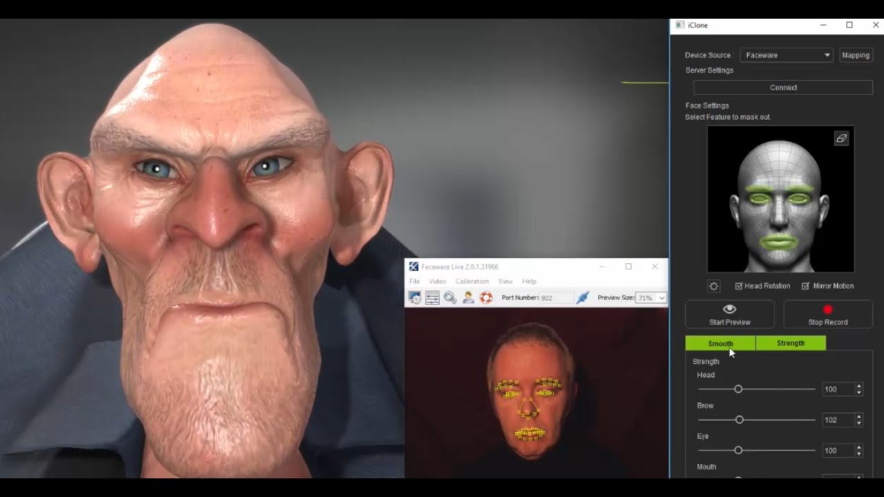 Скриншот (снимок экрана) iClone7