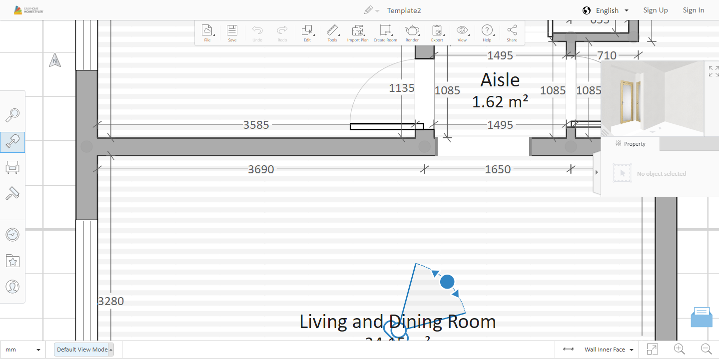 Скриншот (снимок экрана) Homestyler