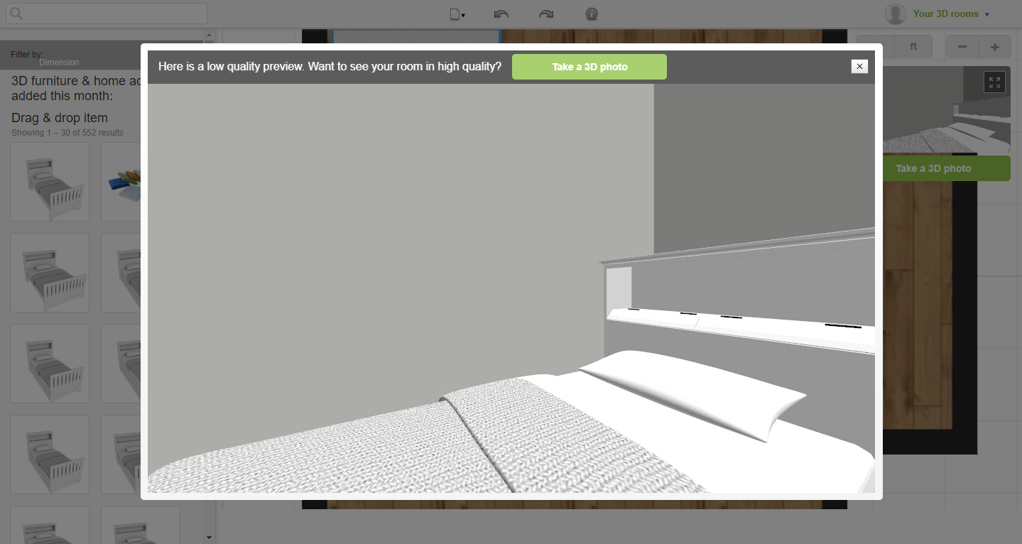 Скриншот (снимок экрана) Roomstyler