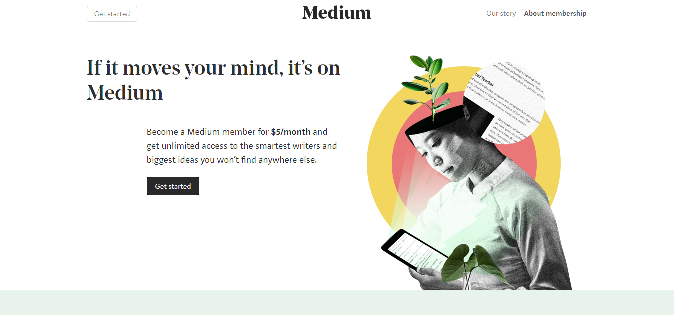 Скриншот (снимок экрана) Medium