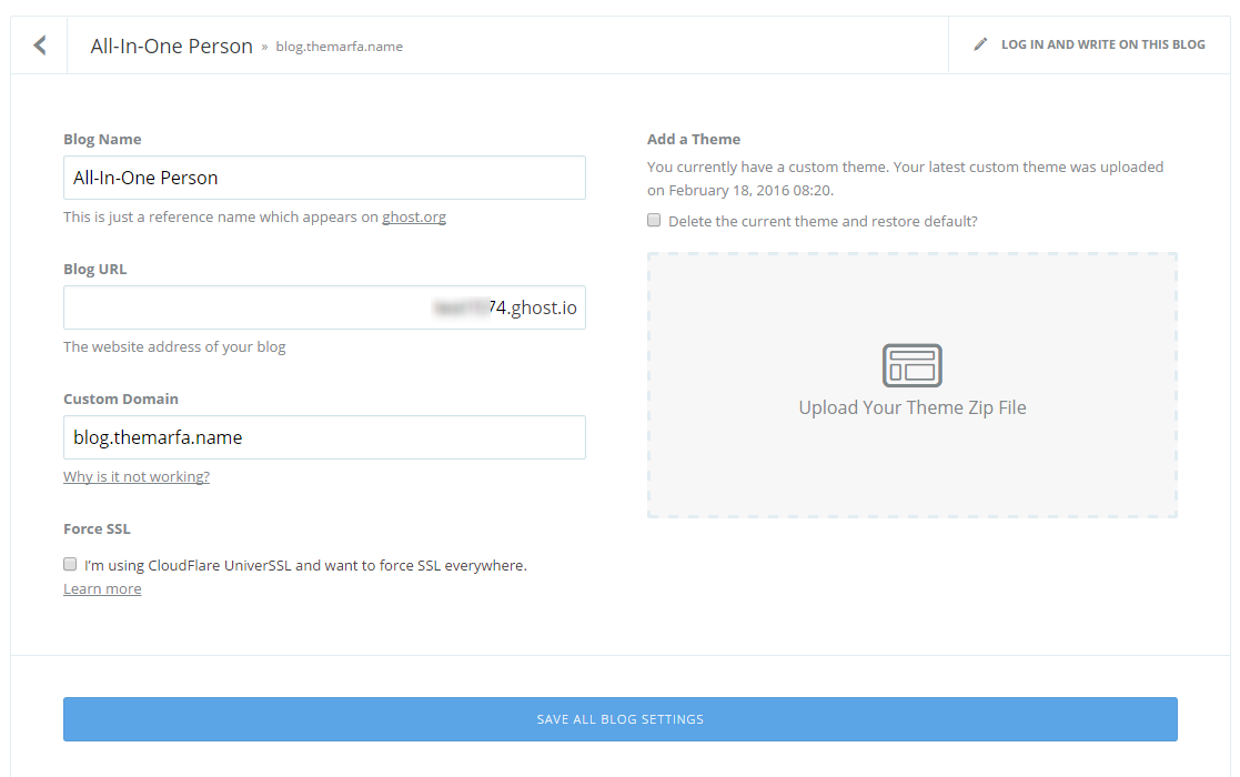 Скриншот (снимок экрана) Ghost