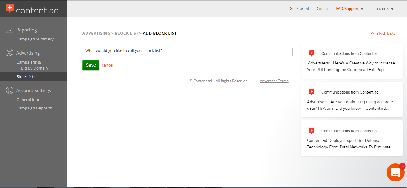 Скриншот (снимок экрана) Content.ad