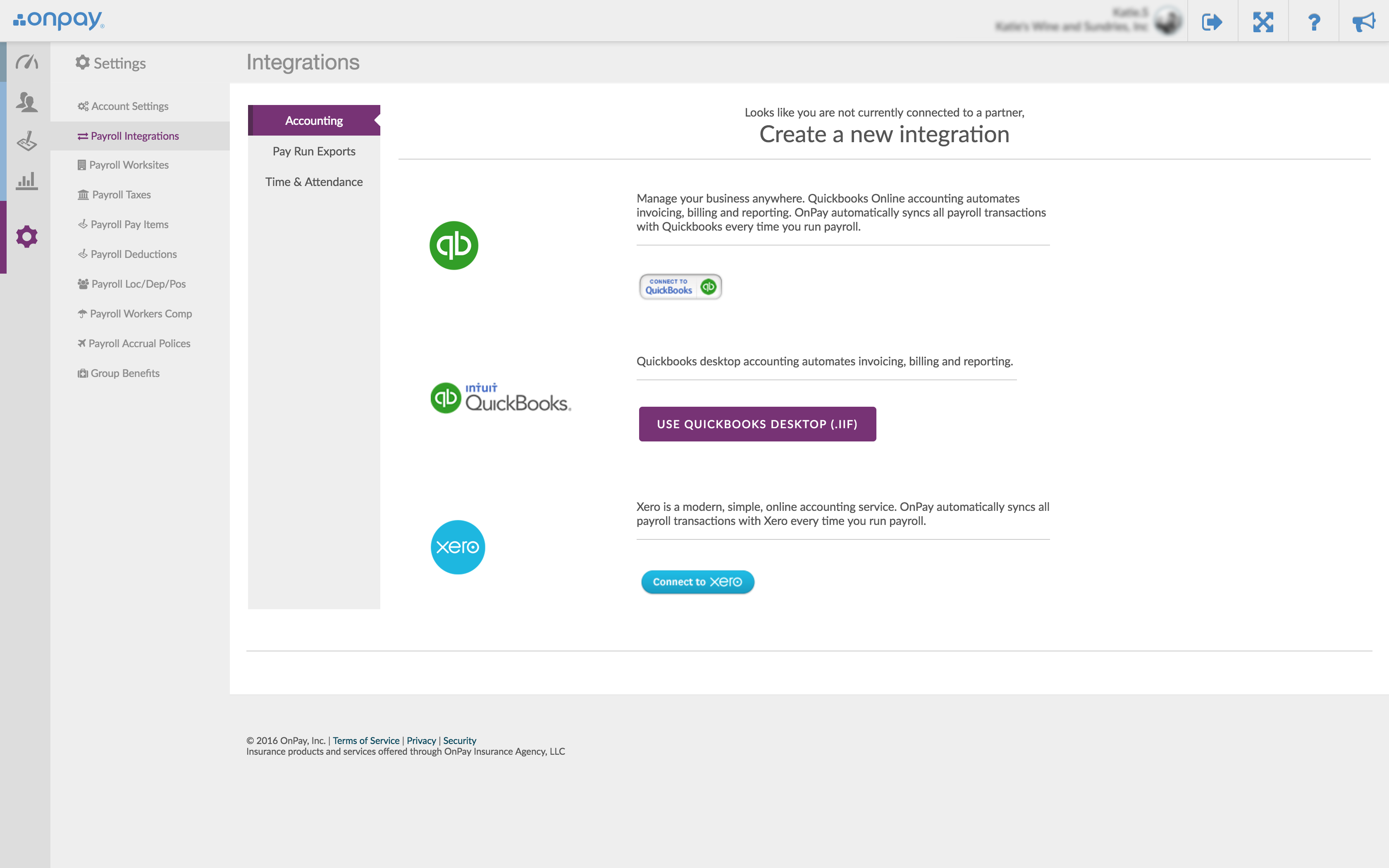 Скриншот (снимок экрана) Onpay