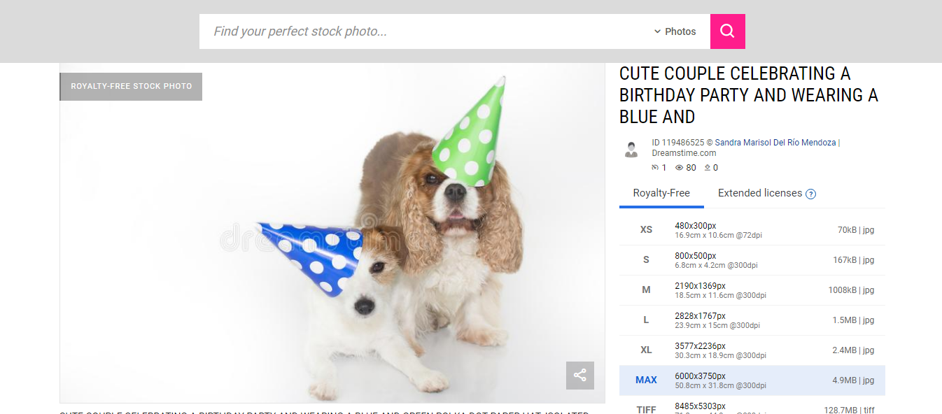 Скриншот (снимок экрана) Dreamstime