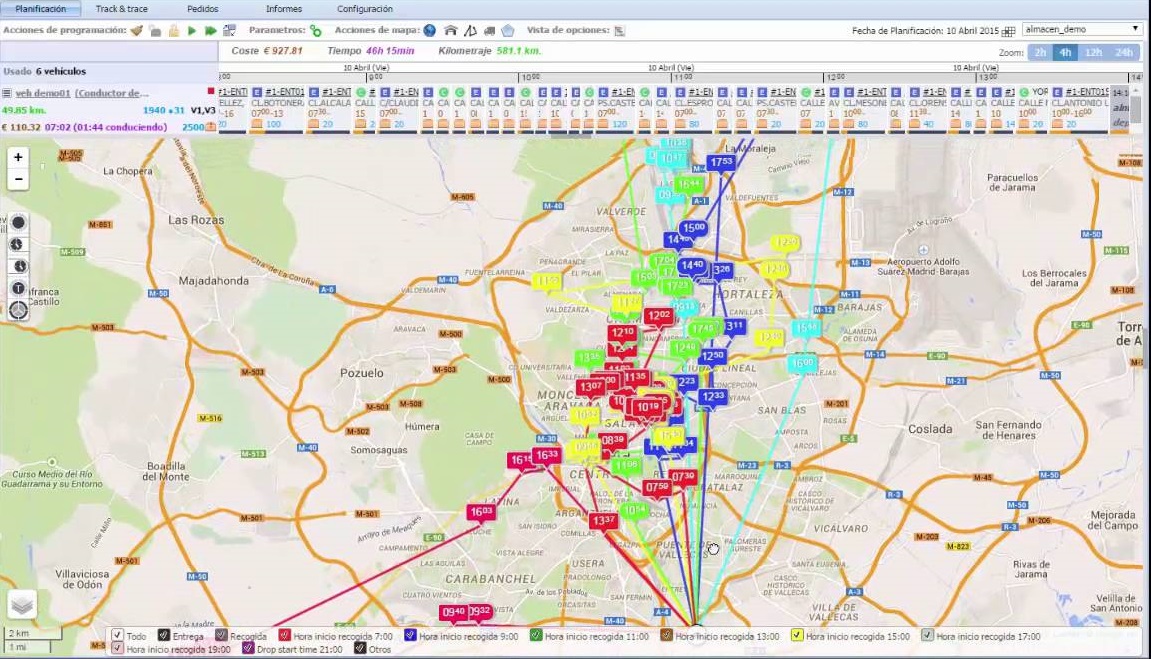 Скриншот (снимок экрана) Maxoptra