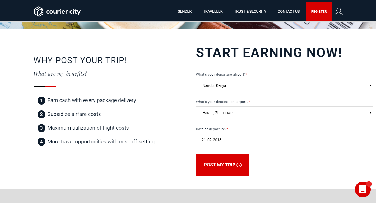 Скриншот (снимок экрана) Courier City