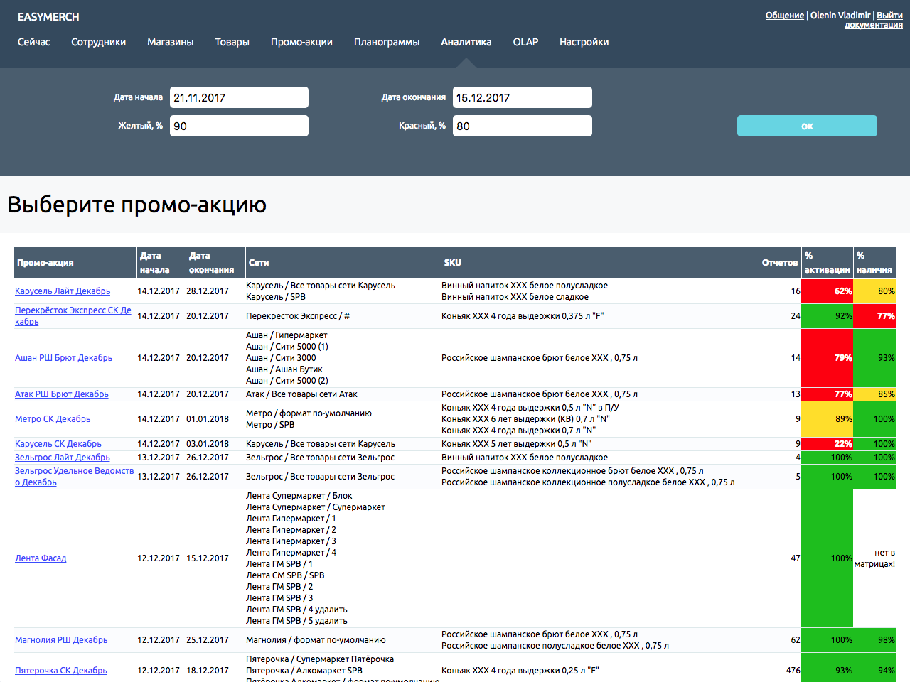 Скриншот (снимок экрана) EasyMerch