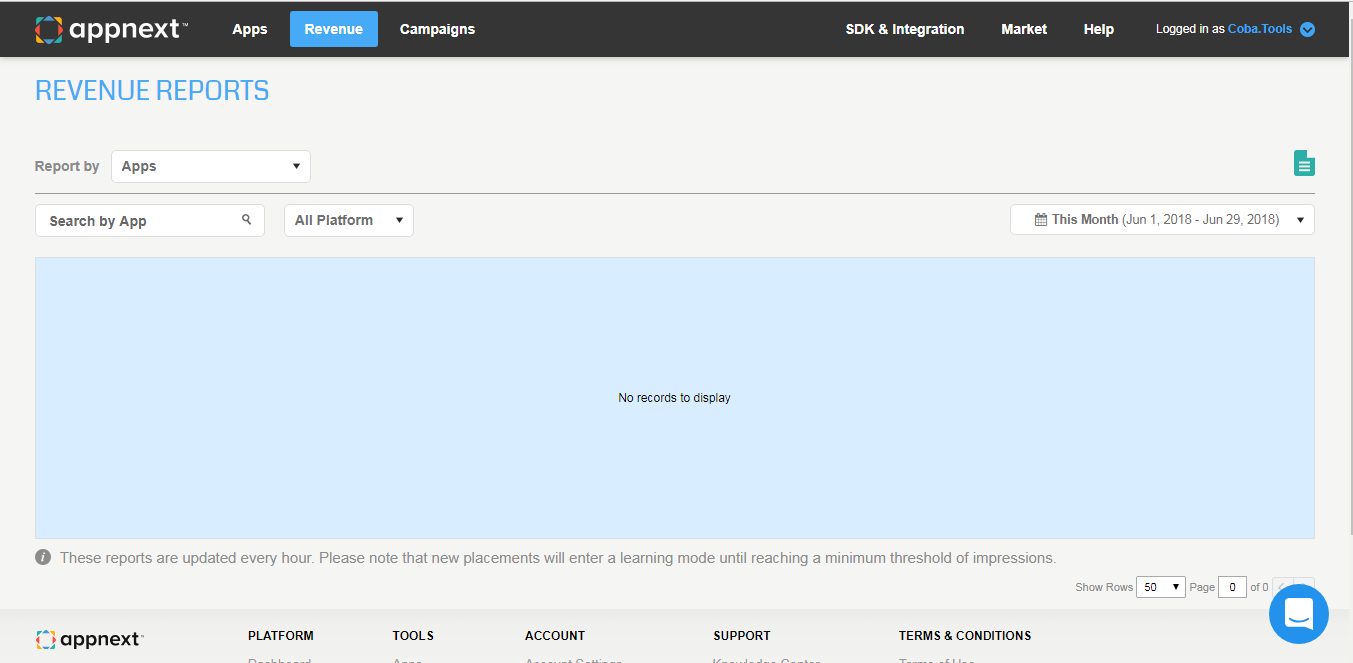 Скриншот (снимок экрана) Appnext