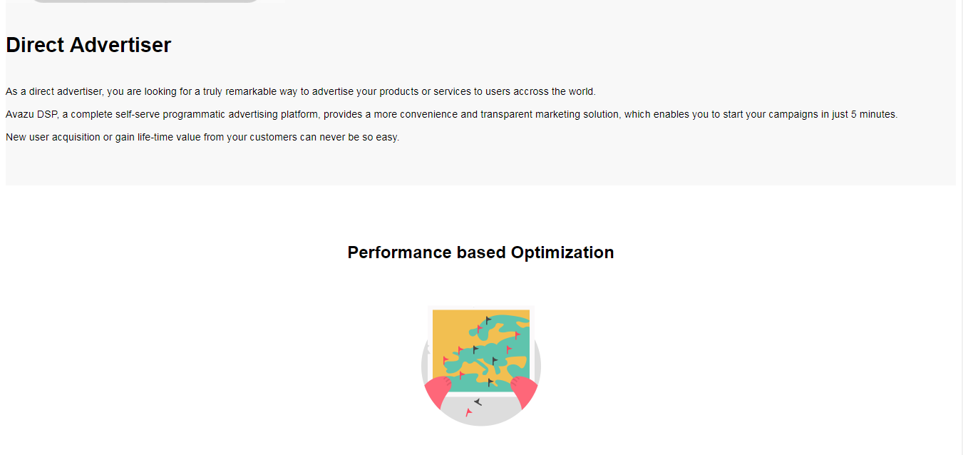 Скриншот (снимок экрана) Avazu Mobile