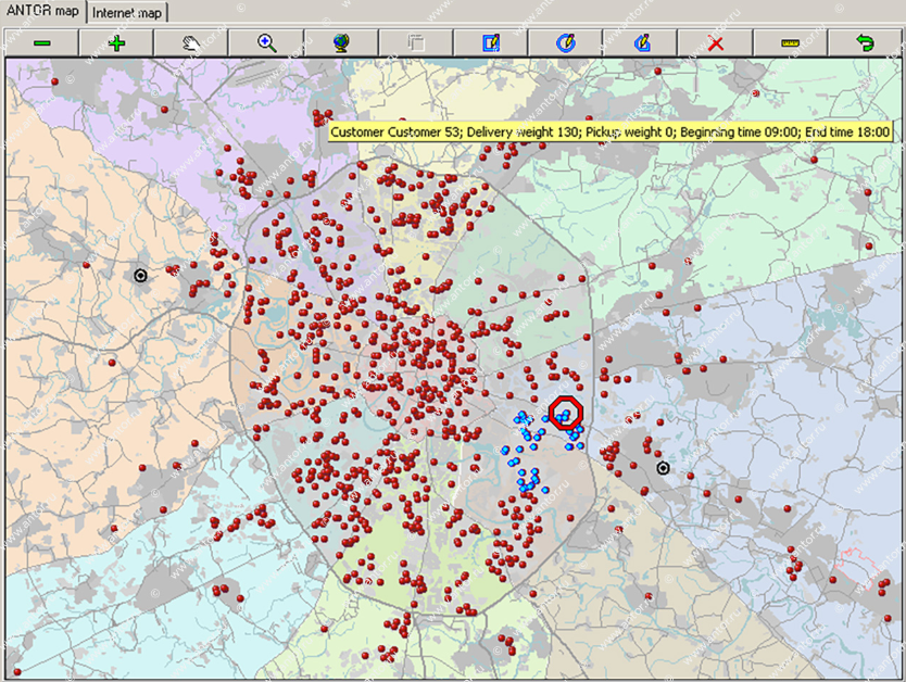 Скриншот (снимок экрана) ANTOR LogisticsMaster