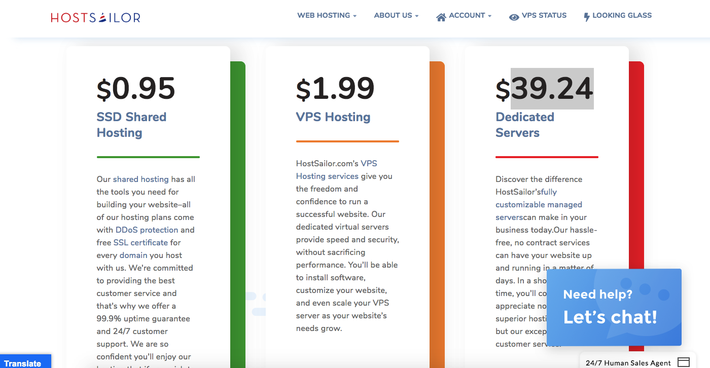 Скриншот (снимок экрана) Hostsailor