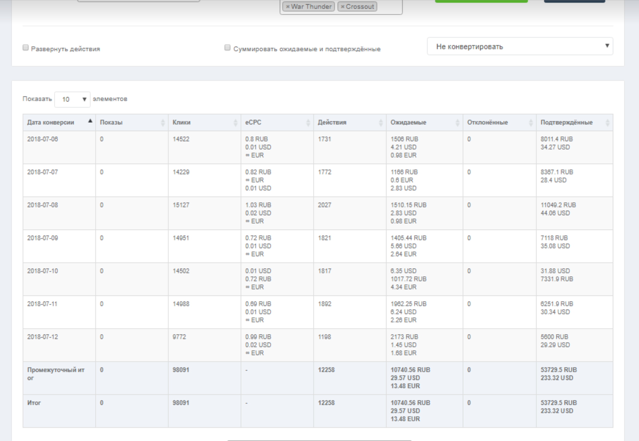 Скриншот (снимок экрана) OfferGate