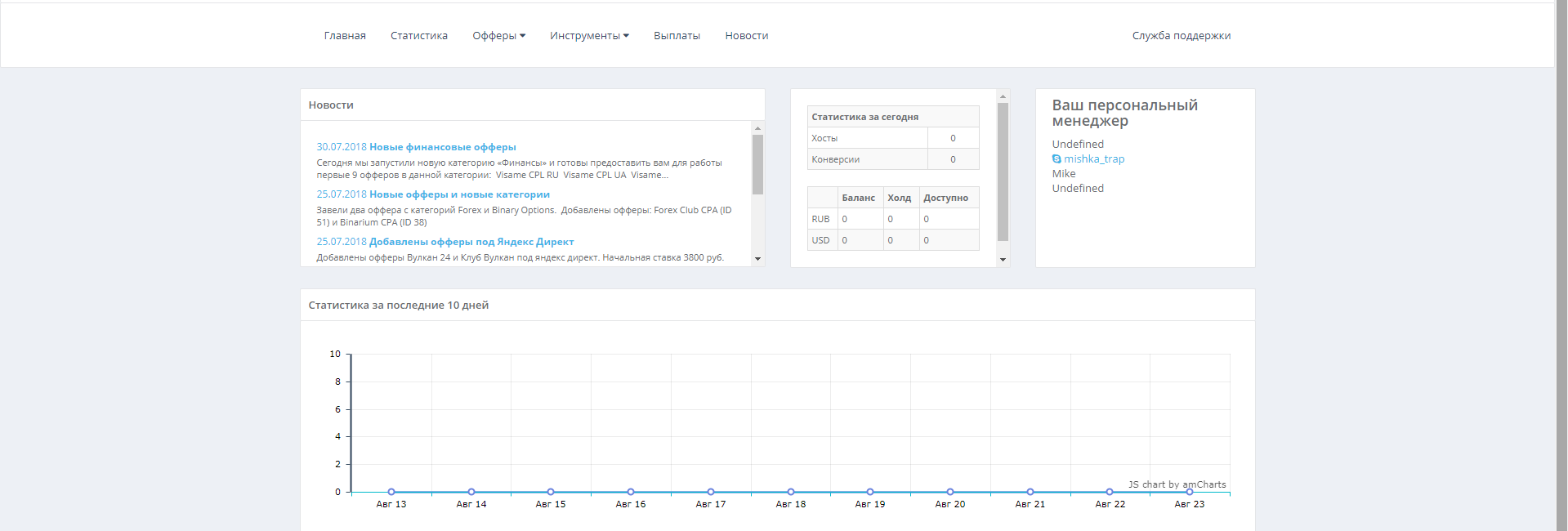 Скриншот (снимок экрана) SpaceAds