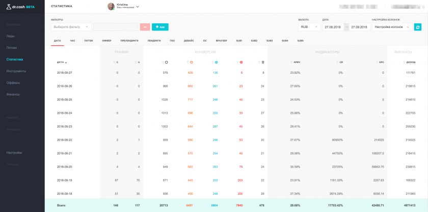 Скриншот (снимок экрана) Dr.cash