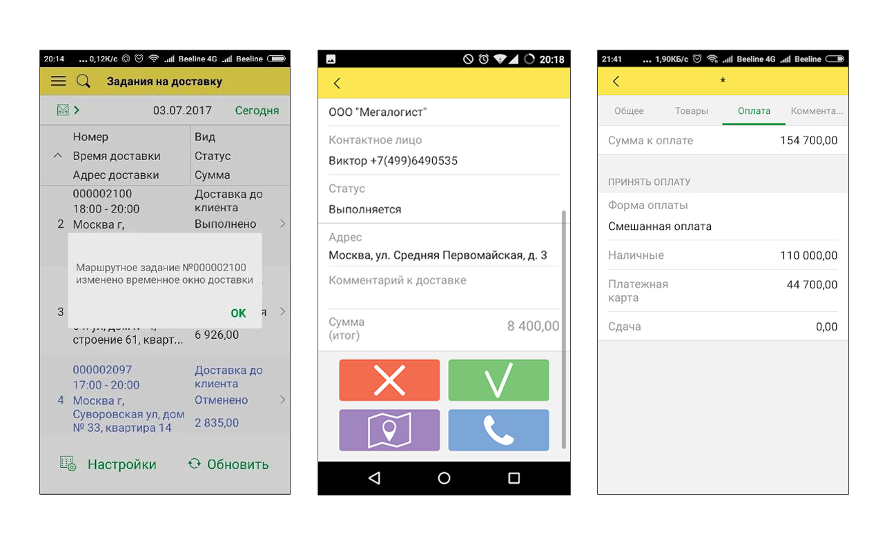 Скриншот (снимок экрана) Мегалогист TMS