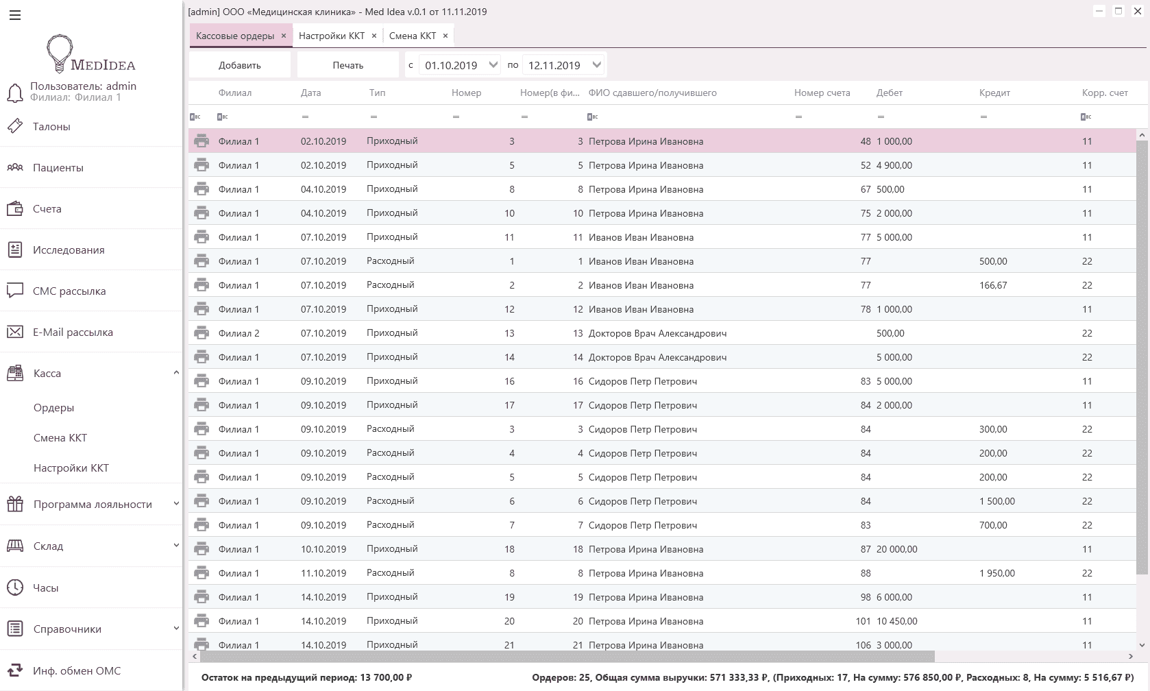 Скриншот (снимок экрана) MedIdea