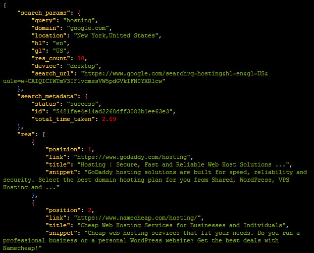 Скриншот (снимок экрана) SERPRiver